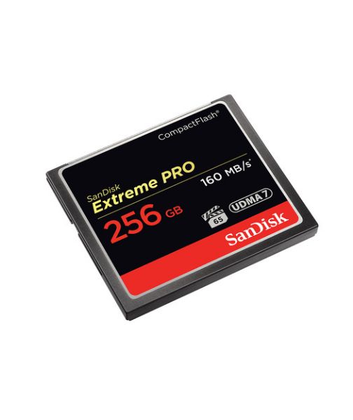 SanDisk Extreme Pro CF 160MB/s 256 GB VPG 65, UDMA 7 resmi